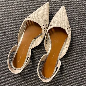 Zara woven flats